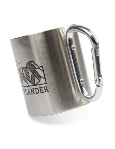Offlander camping mug with a steel carabiner OFFCACC03