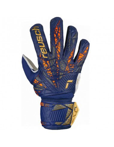 Reusch Attrakt Solid Jr 5472515 4410 goalkeeper gloves