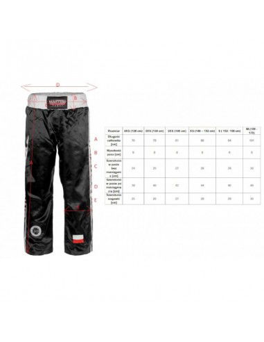 Masters Pants SKBP100W Wako Apprved 0680502M