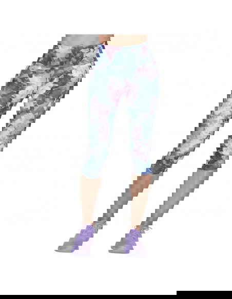 Skechers Go Walk High Waisted Summer Rose Capri Leggins CP1NVHP