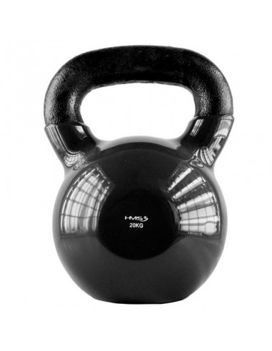 Kettlebell iron covered with vinyl black HMS KNV20