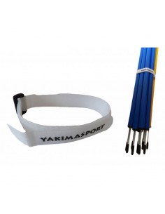 Yakimasport Velcro για τη μεταφορά και αποθήκευση του εξοπλισμού σε Λευκό Χρώμα 100121