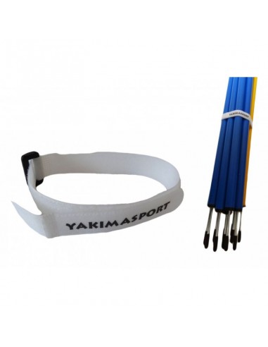 Yakimasport Velcro για τη μεταφορά και αποθήκευση του εξοπλισμού σε Λευκό Χρώμα 100121