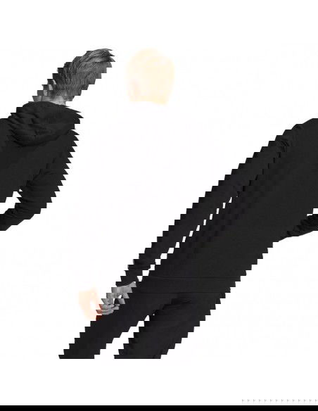 Men's adidas Essentials French Terry Linear Logo Hoodie black GK9064