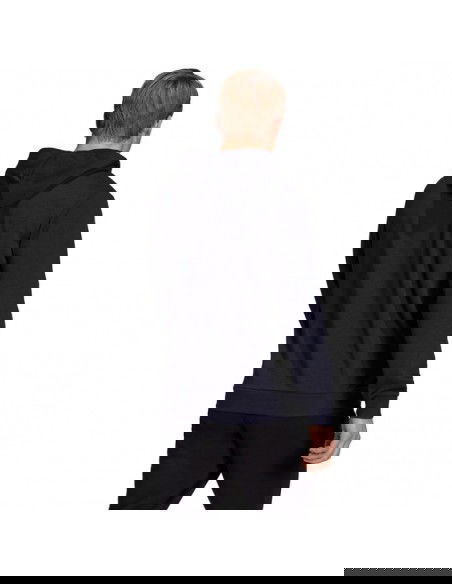 Men's adidas Essentials French Terry Linear Logo Hoodie navy blue GK9066