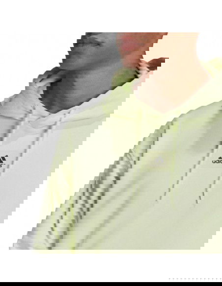 Men's adidas Essentials FeelVivid Cotton Hoodie Hoodie green HE4359