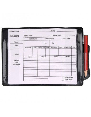 Referee cards with the notebook 2010896VRC220