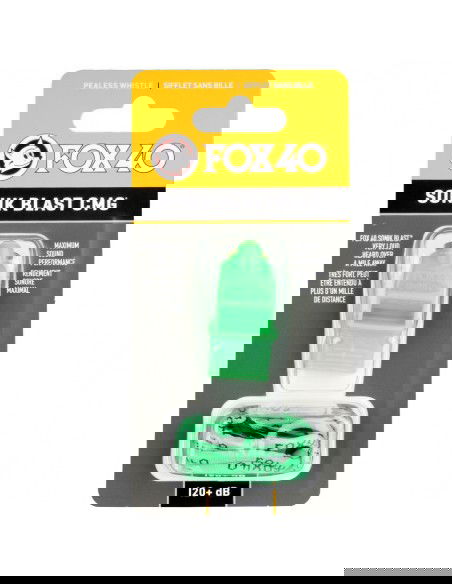 Sonik Blast CMG whistle green string