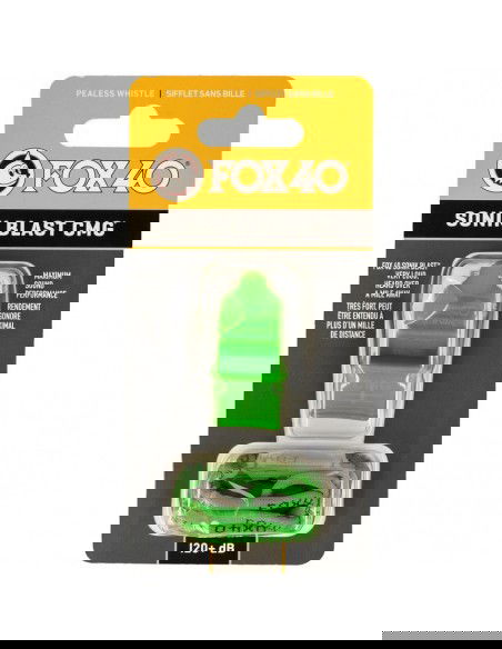 Sonik Blast CMG whistle green string