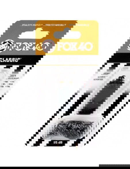 FOX Classic whistle string 99010008 black