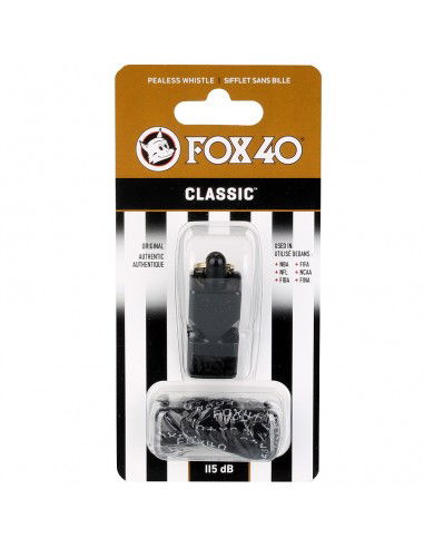 FOX Classic whistle string 99010008 black