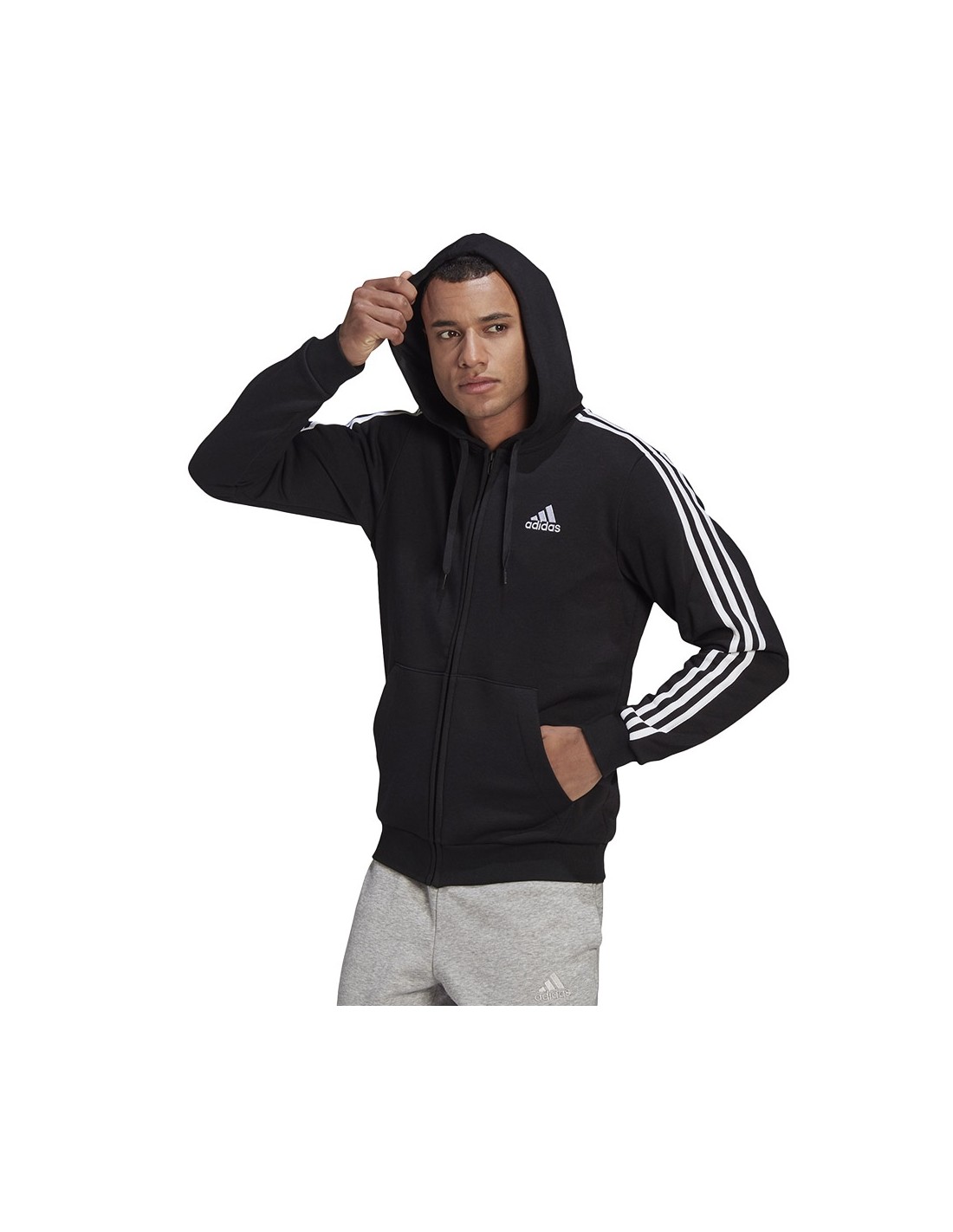 Adidas Essentials FullZip Hoodie M GK9051