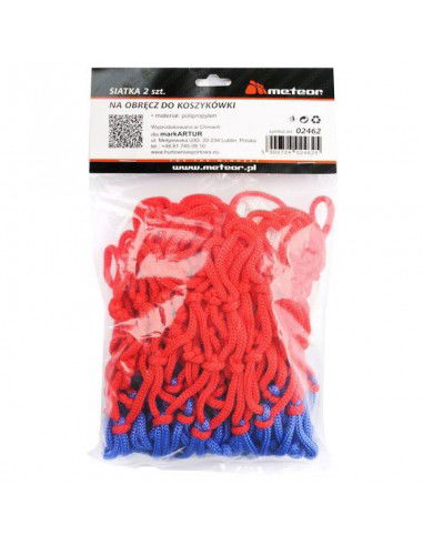 Meteor basketball hoop net 2 pieces 02462