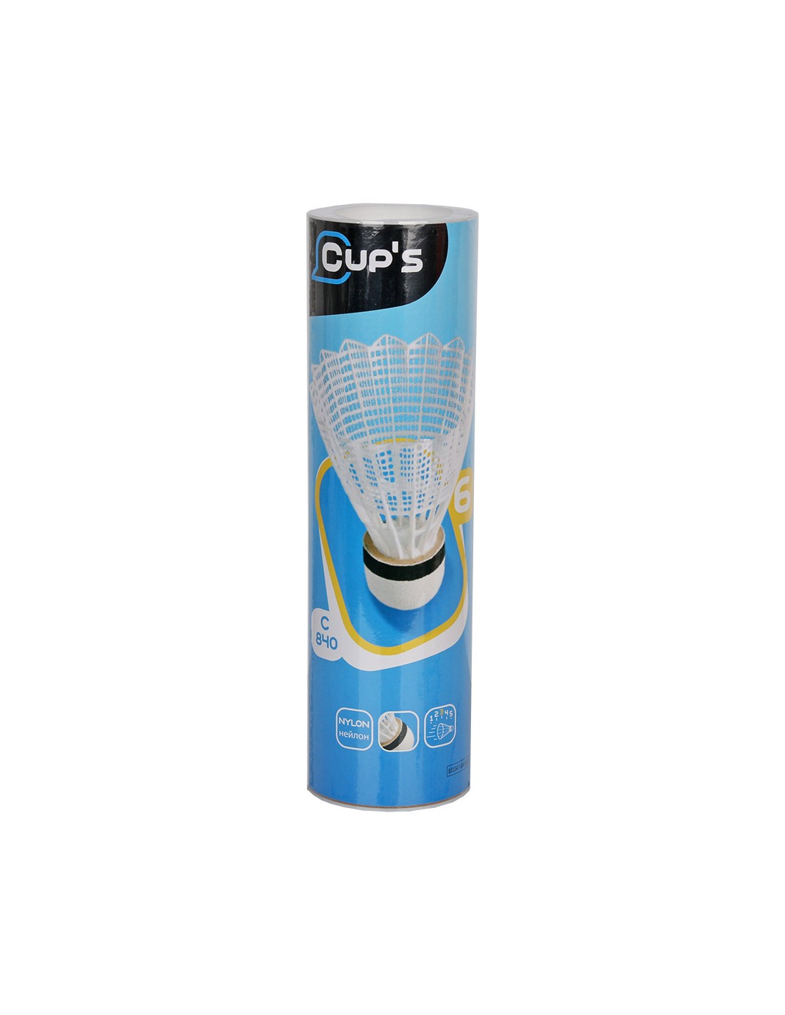RCL badminton shuttlecock white tube