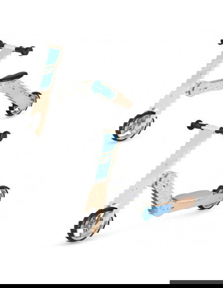 Balance bike and children's scooter 2in1 Spokey WOORIDE MULTI 940906 blue