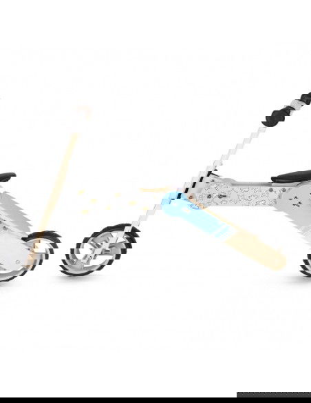 Balance bike and children's scooter 2in1 Spokey WOORIDE MULTI 940906 blue