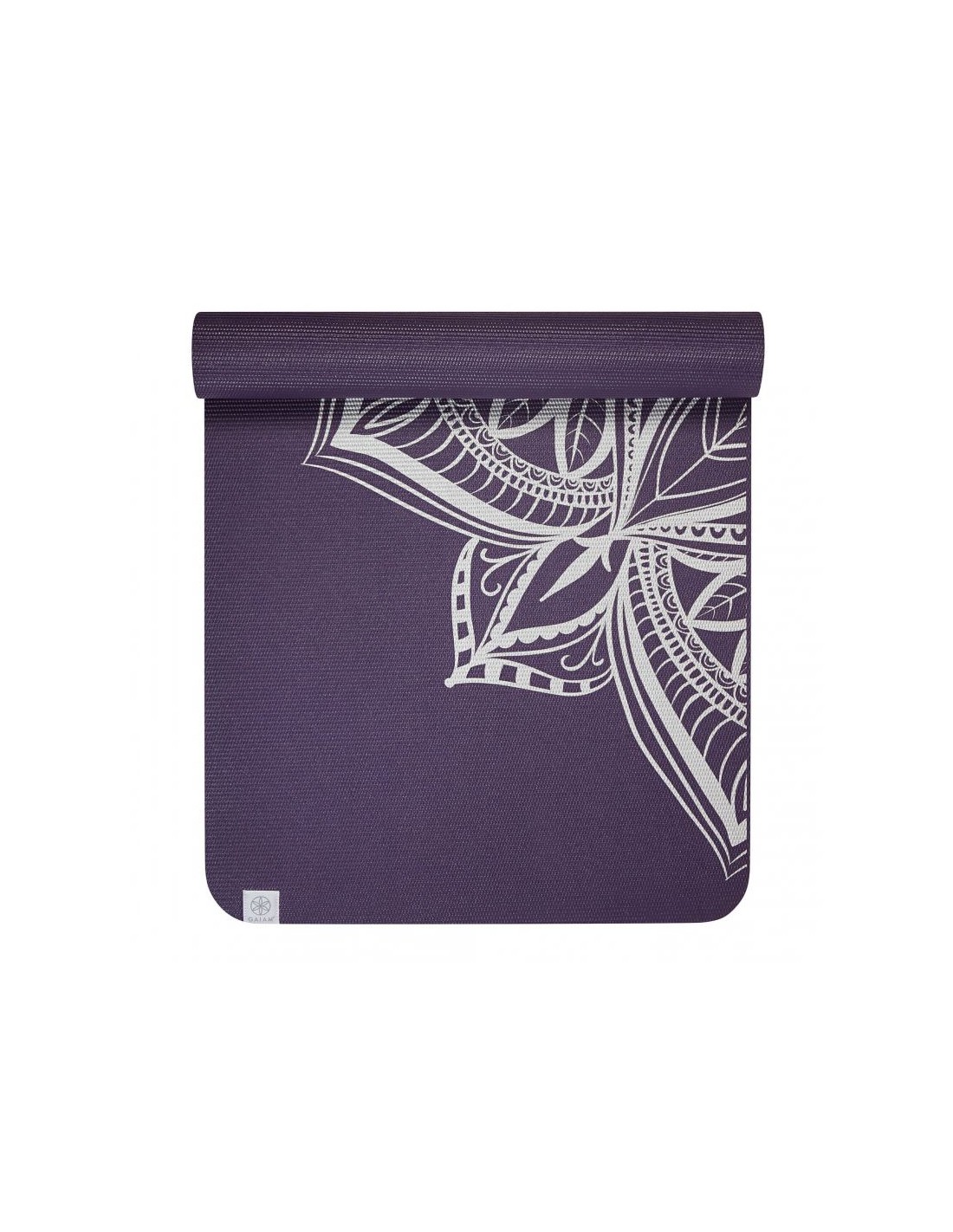 Yoga mat Gaiam Aubergine Medallion 6 mm 63844