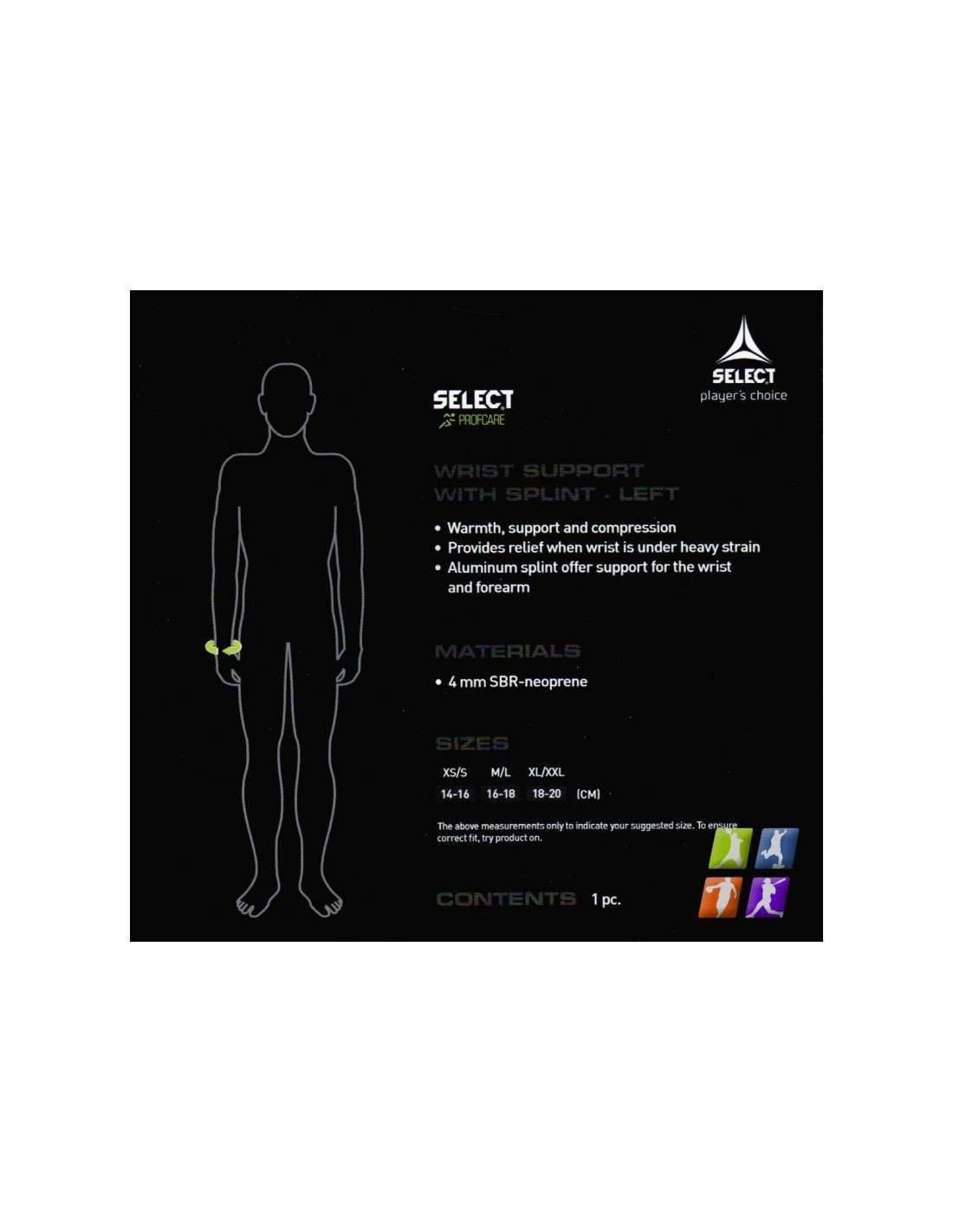 Men's Sports Other Accessories Select Black