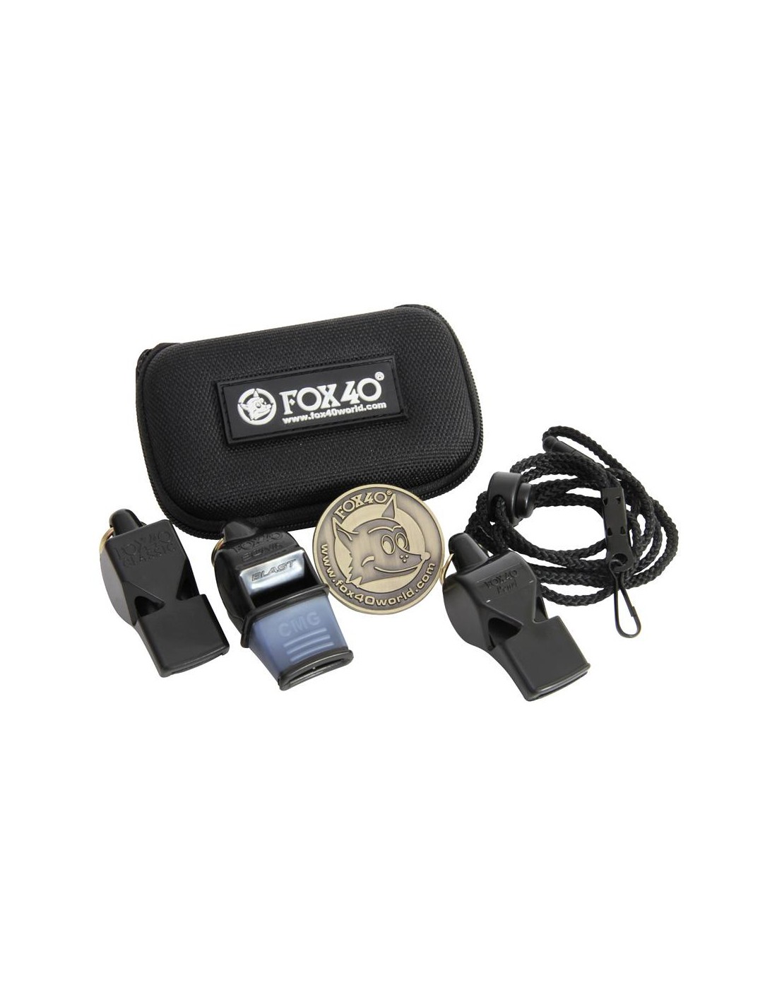 Fox40 Fox 40 referee set 3 whistles case