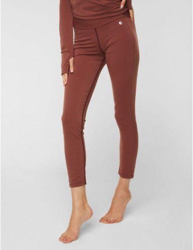 Deha Yoga Microfibre Leggings B7443565227 Καφέ