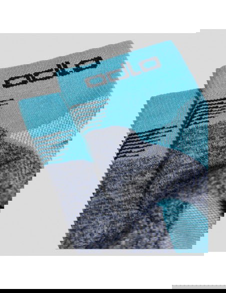 Odlo Socks Quarter Ceramicool Run 76375040259 Τυρκουάζ