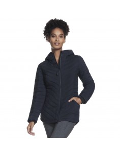 Skechers Κοντό Γυναικείο Αμάνικο Puffer Μπουφάν για Χειμώνα Μαύρο JA7-BLK