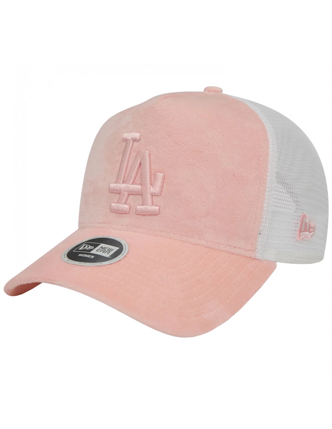 New Era Wmns LA Dodgers Velour Trucker Cap 60435011