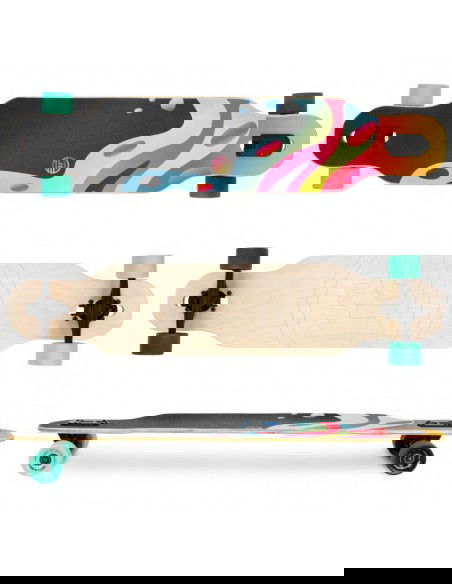 Freeride skateboard longboard Spokey longbay pro 9506999000 940998