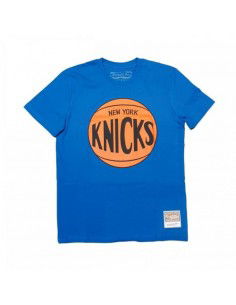 Mitchell Ness NBA New York Knicks Team Logo Tee M BMTRINTL1268NYKROYA