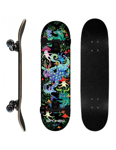 Spokey skateboard with glowing graphics Ollie SPK942542