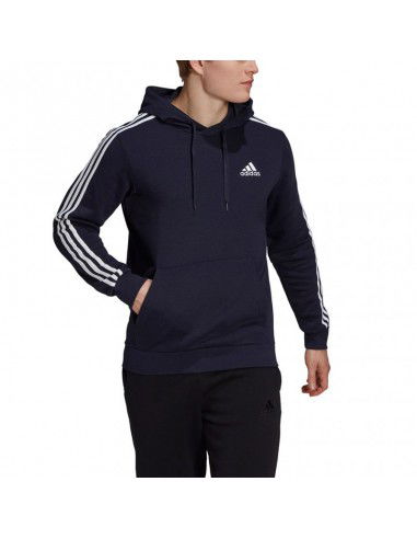 Adidas Essentials Fleece 3Stripes Hoodie M GK9073
