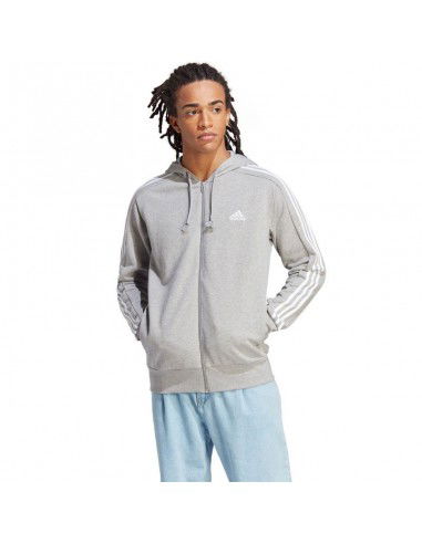 adidas Essentials French Terry 3Stripes FullZip Hoodie M IC9833