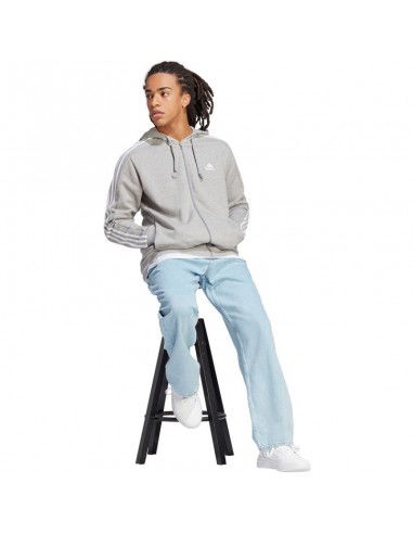 adidas Essentials French Terry 3Stripes FullZip Hoodie M IC9833