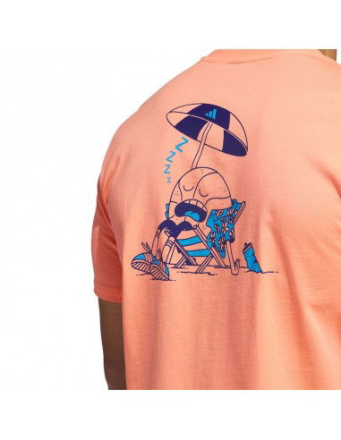 Adidas Lil Stripe Spring Break Graphic Short Sleeve Basketball Tee M IC1869