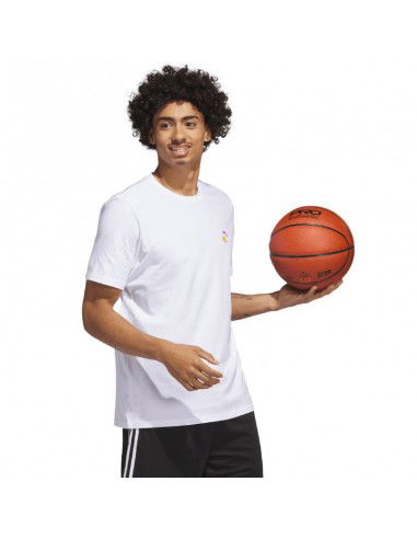 Adidas Lil Stripe Spring Break Graphic Short Sleeve Basketball Tee M IC1868