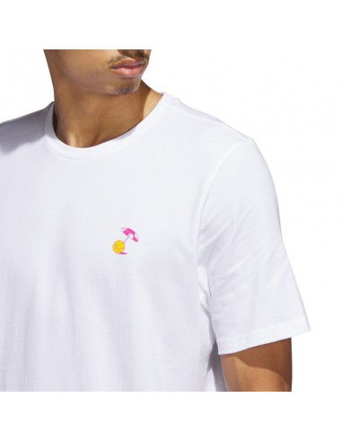 Adidas Lil Stripe Spring Break Graphic Short Sleeve Basketball Tee M IC1868