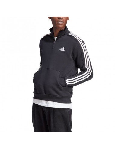 adidas Essentials Fleece 3Stripes 14Zip M HZ6235 sweatshirt