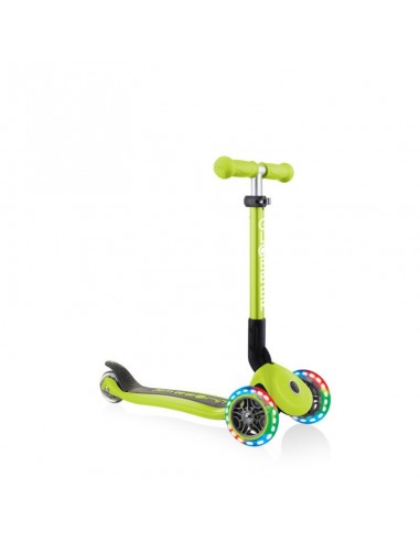 3wheel scooter Globber Foldable Lights Lime Green Jr 437106 437-106