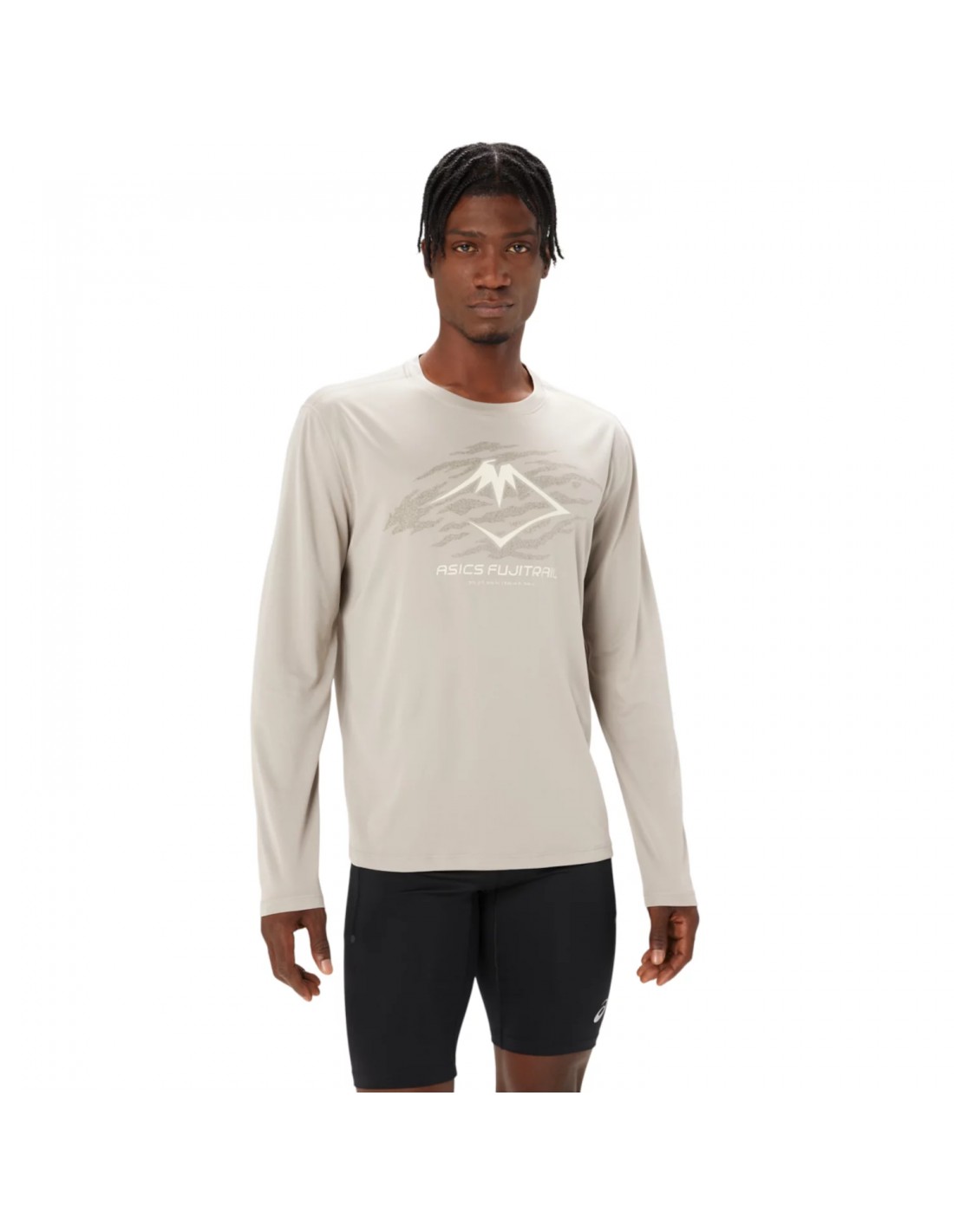 Men's T-Shirts Asics Gray