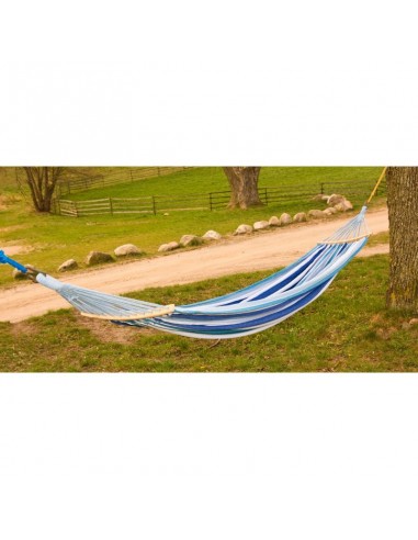 Garden hammock 2 people Luxe XXL 250x150 cm blue 1021201