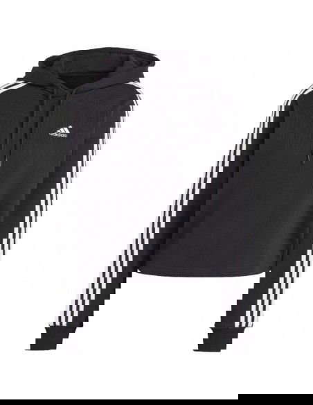 adidas Essentials 3Stripes French Terry Crop Hoodie W IC8767