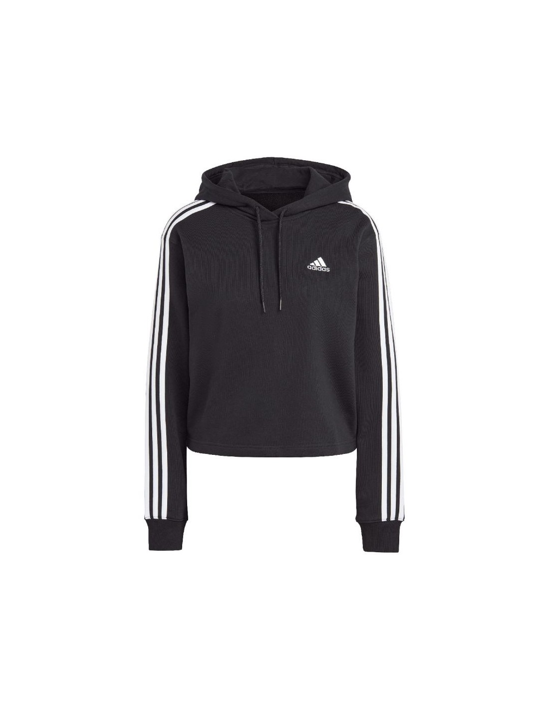 ADIDAS PERFORMANCE adidas Essentials 3Stripes French Terry Crop Hoodie W IC8767