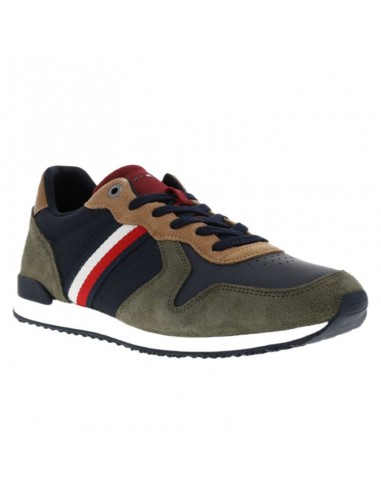 Tommy Hilfiger Iconic Runner Mix M shoes FM0FM04282 Ανδρικά > Παπούτσια > Παπούτσια Μόδας > Sneakers
