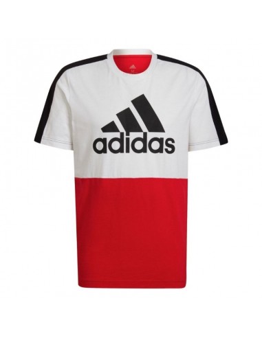 adidas Essentials Colorblock Single Jersey Tee M HE4330