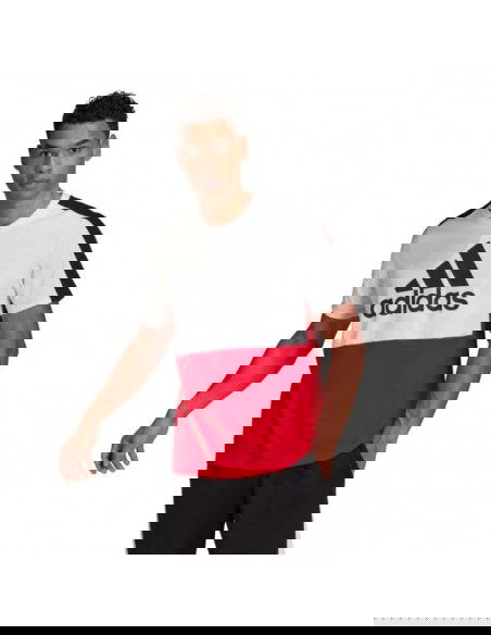 adidas Essentials Colorblock Single Jersey Tee M HE4330