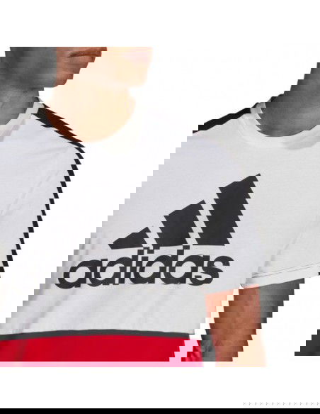 adidas Essentials Colorblock Single Jersey Tee M HE4330