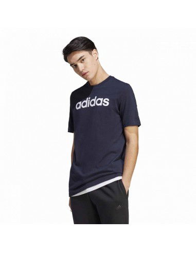 adidas Essentials Single Jersey Linear Embroidered Logo Tee M IC9275
