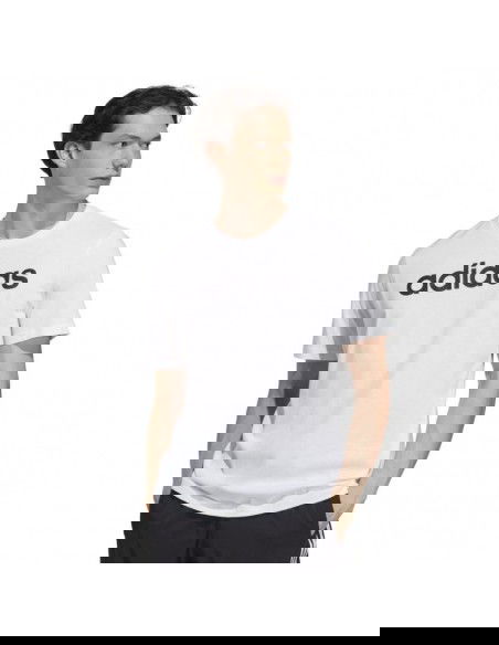 adidas Essentials Single Jersey Linear Embroidered Logo Tee M IC9276