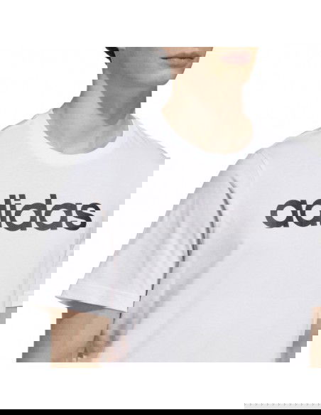 adidas Essentials Single Jersey Linear Embroidered Logo Tee M IC9276