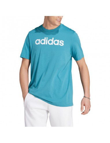 adidas Essentials Single Jersey Linear Embroidered Logo Tee M IJ8655